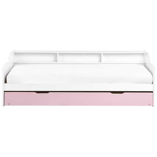 Cama gavetão Pinho EDERN 90 x 200 cm Rosa