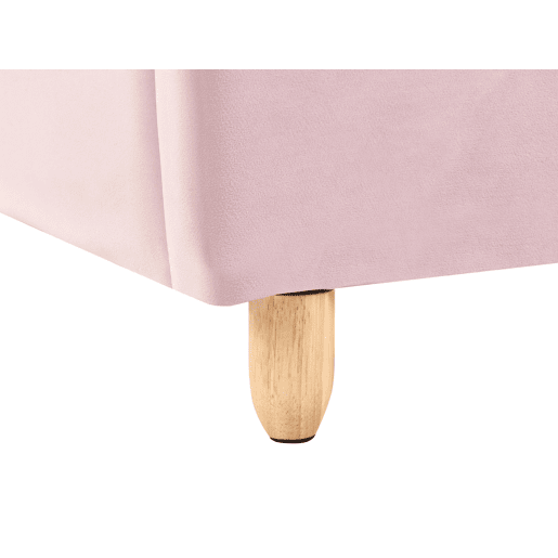 Cama infantil Concha Veludo NEULISE 90 x 200 cm Rosa
