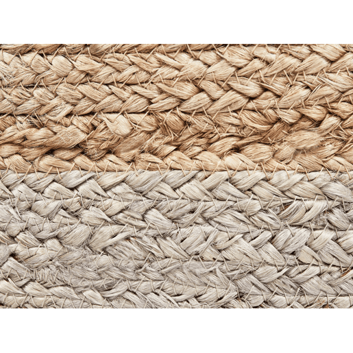 Pufe DUKI Juta Taupe 50 cm 50 cm 40 cm