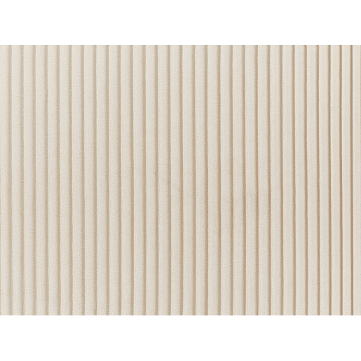 Pufe com arrumação RICHLAND Veludo Creme claro 55 cm 35 cm 41 cm