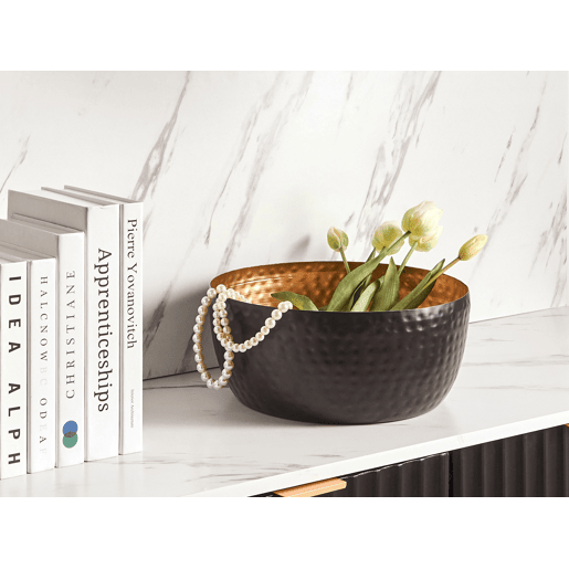 Cesto decorativo BANHA Metal Preto
