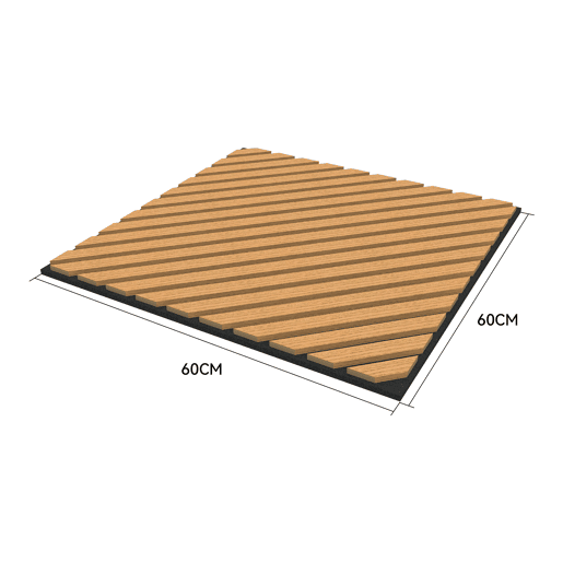 Conjunto de 16 painéis acústicos 3D Vang com lâminas diagonais 5,76 m² Carvalho escuro NEU.HOLZ