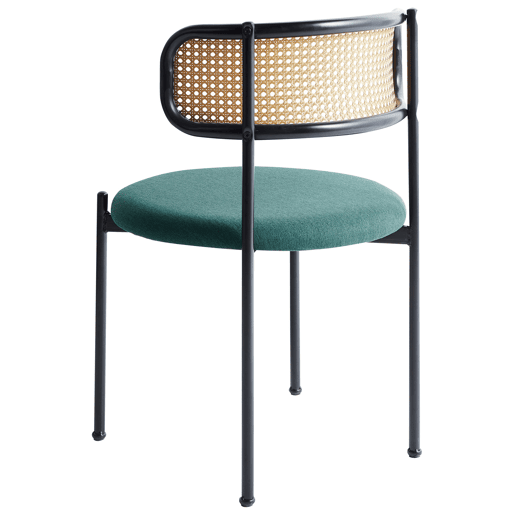 Conjunto de 2 cadeiras de jantar ANDOVER Metal Verde