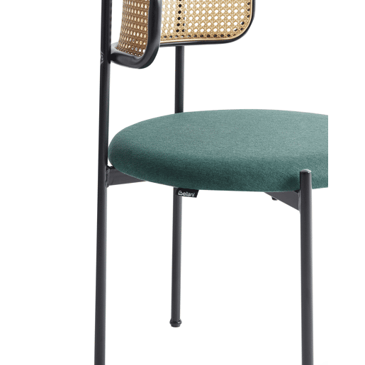 Conjunto de 2 cadeiras de jantar ANDOVER Metal Verde