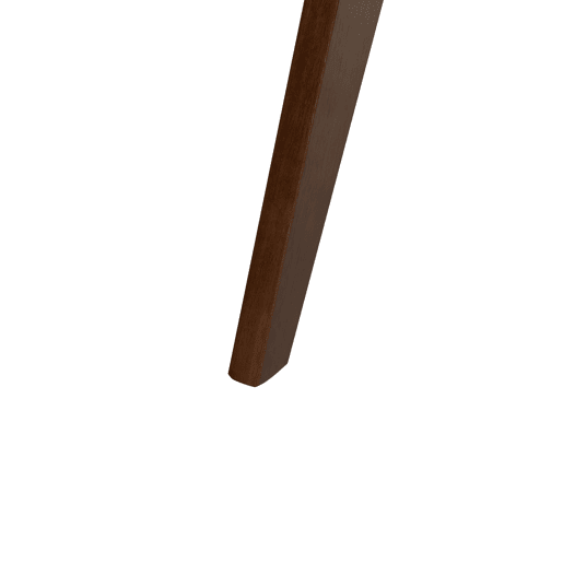 Conjunto de 2 cadeiras de jantar AVA Madeira Castanho escuro
