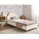 Beliani Cama infantil Terciopelo BELLEVUE Beliani Cama infantil Terciopelo BELLEVUE Marron Claro