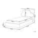 Beliani Cama infantil Terciopelo BELLEVUE Beliani Cama infantil Terciopelo BELLEVUE Marron Claro