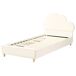 Beliani Cama infantil Terciopelo BELLEVUE Beliani Cama infantil Terciopelo BELLEVUE Marron Claro