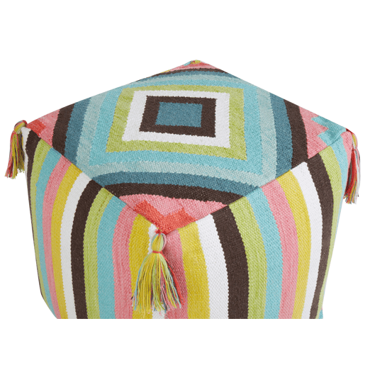 Pufe MONEASA Algodão Multicolor 45 cm 45 cm 45 cm Pufe MONEASA Algodão Multicolor 45 cm 45 cm 45 cm