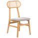 Beliani Silla de comedor FALLON Beliani Silla de comedor FALLON Gris Claro