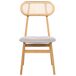 Beliani Silla de comedor FALLON Beliani Silla de comedor FALLON Gris Claro