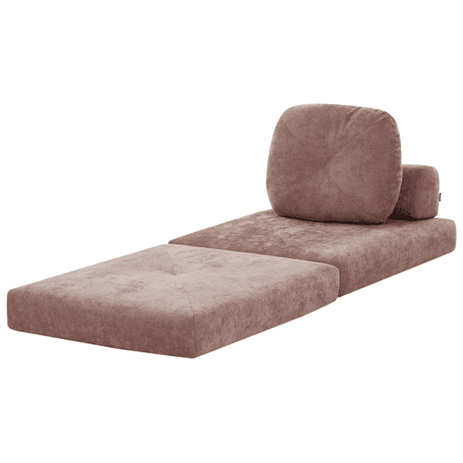Sofá-cama individual OLDEN Tecido Castanho Sofá-cama individual OLDEN Tecido Castanho