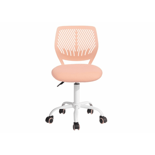 Cadeira de escritório para criança CARNATION ROSE Light Sage Pink com rodízios Cadeira de escritório para criança CARNATION ROSE Light Sage Pink com rodízios