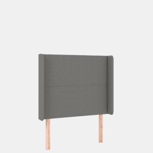vidaXL Cabeceira de cama c luzes LED tecido 103x16x118128 cm preto