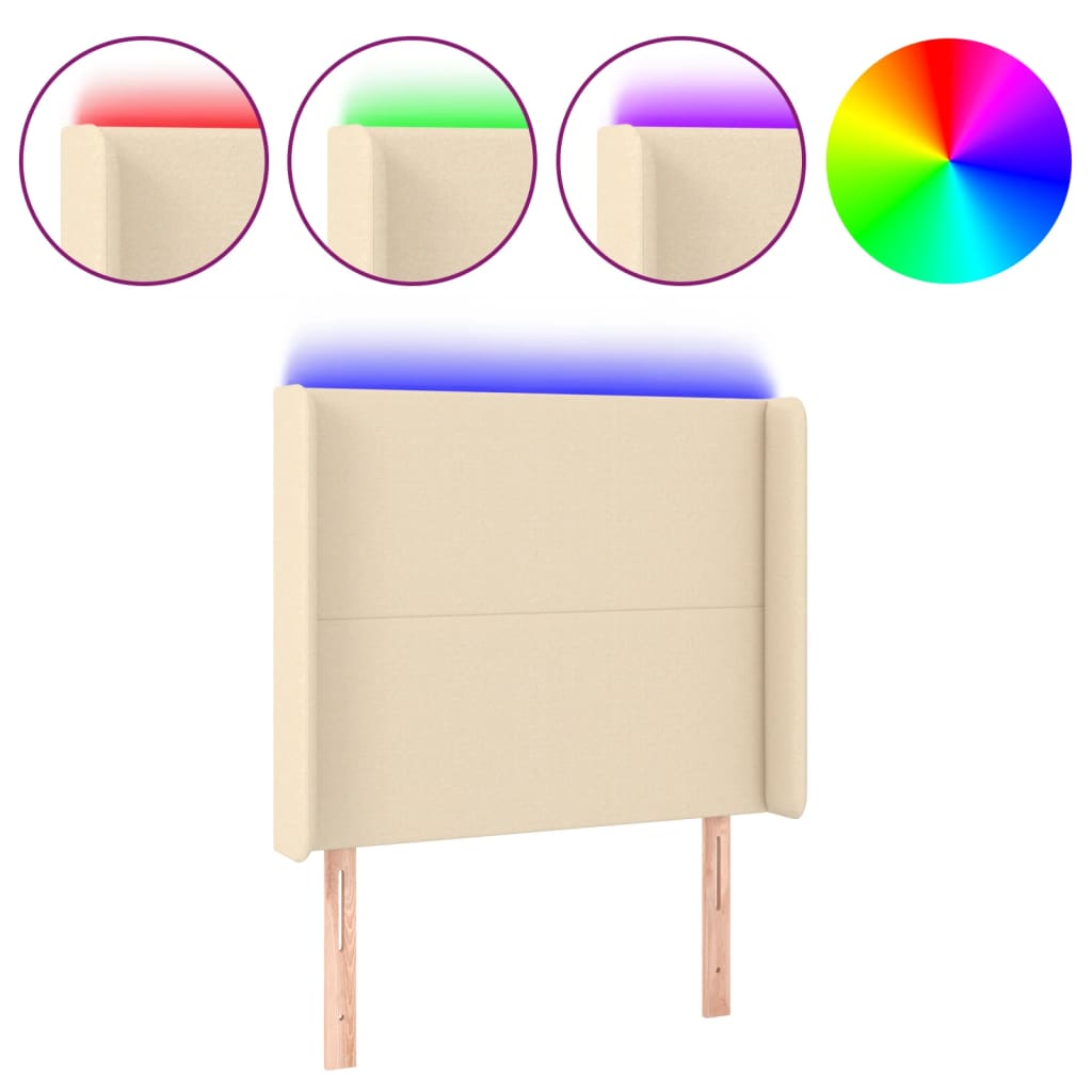 Cabecero Con Led 103 Crema