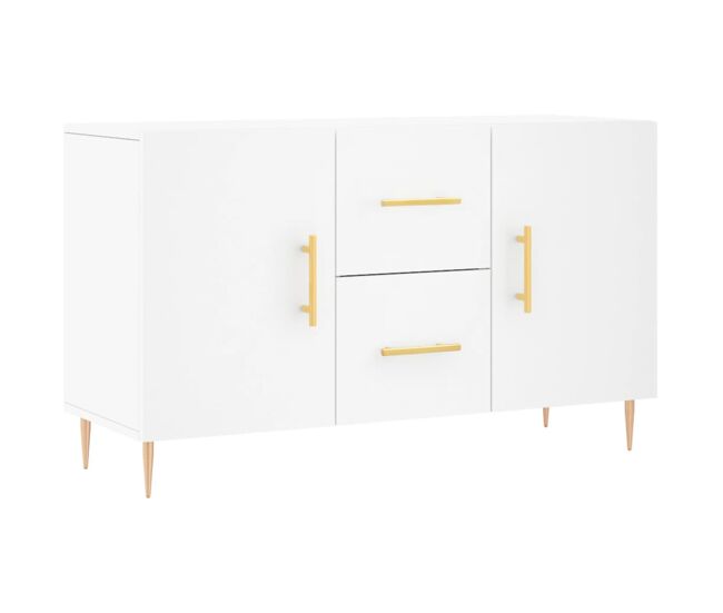 Vidaxl aparador de madera de ingeniería blanco 100x36x60 cm