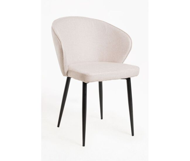 Silla Zalva Tela - Beige