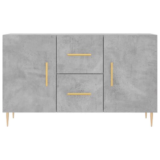 vidaXL Aparador 100x36x60 cm derivados de madeira cinzento cimento vidaXL Aparador 100x36x60 cm derivados de madeira cinzento cimento