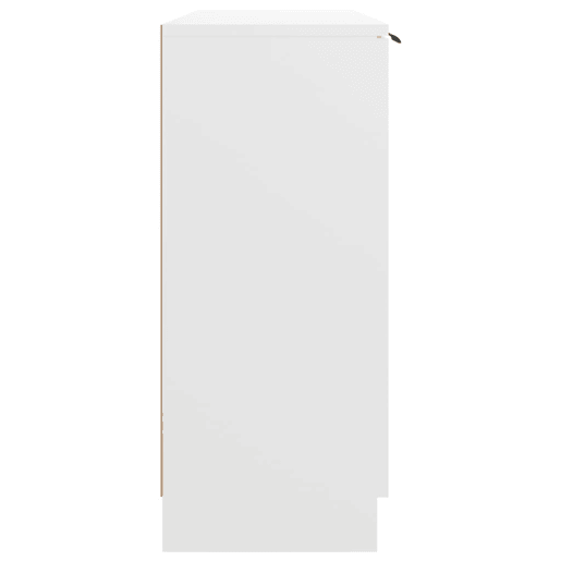 vidaXL Aparador 90,5x30x70 cm madeira processada branco