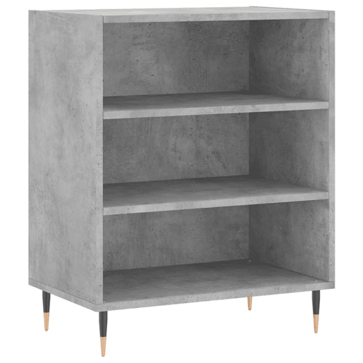 vidaXL Aparador 57x35x70 cm derivados de madeira cinza cimento