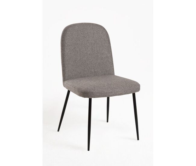 Silla Libry Tela - Gris