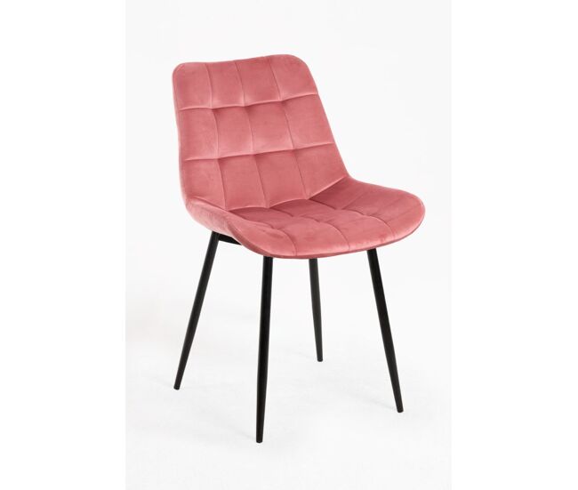 Silla teray terciopelo - rosa