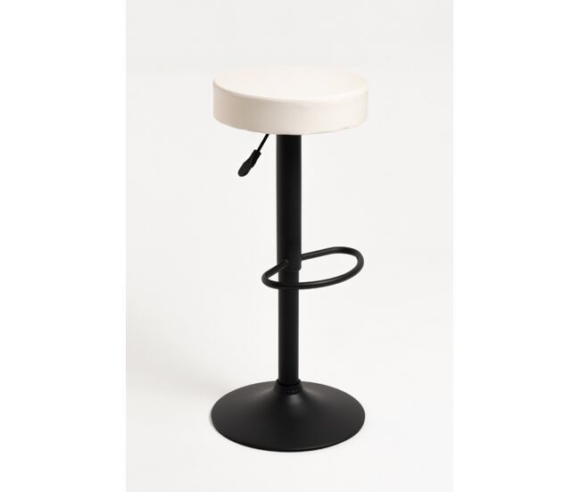 Pack 6 taburetes kros black - blanco