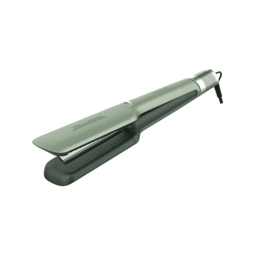 Cecotec Prancha de Cabelo com Ar Air Lisse Olive. 600W, Protege o Cabelo, Tecnologia Iónica, Queratina e Óleo de Argan