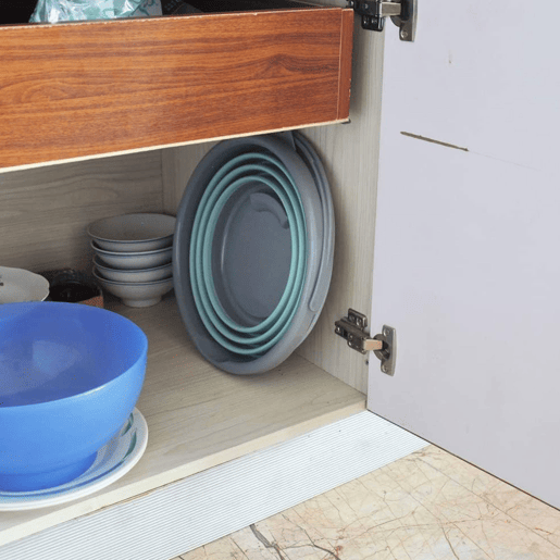 Balde dobrável Well Home 10l verde claro