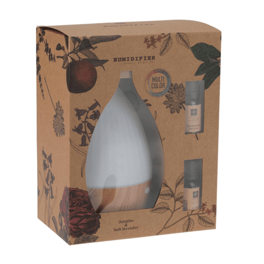 Umidificador Well Home com fragrância de lavanda e jasmim