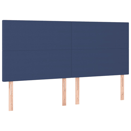 vidaXL Cabeceira Azul 160x5x118128 cm Tecido