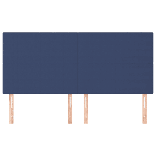 vidaXL Cabeceira Azul 160x5x118128 cm Tecido
