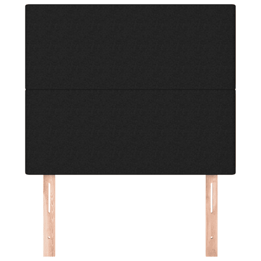 vidaXL Cabeceira Preta 80x5x118128 cm Tecido vidaXL Cabeceira Preta 80x5x118128 cm Tecido