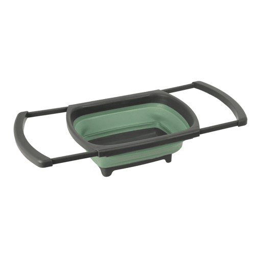 Cesto dobrável para máquina de lavar louça Well Home em verde e cinza