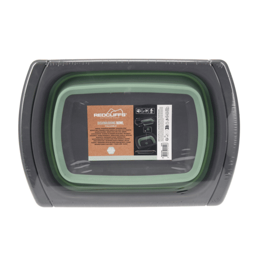 Cesto dobrável para máquina de lavar louça Well Home em verde e cinza