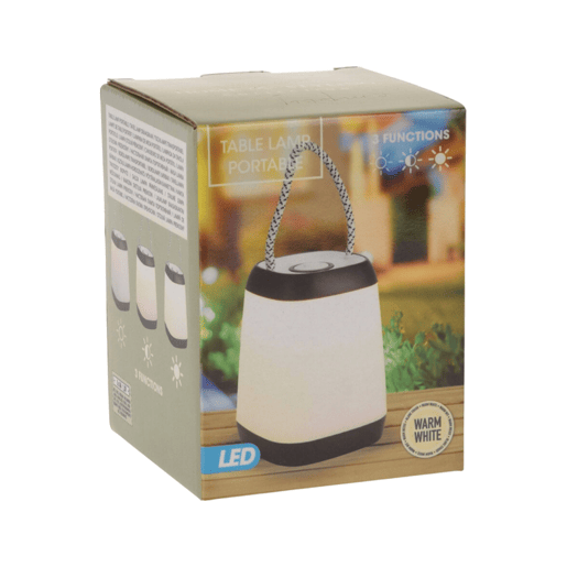 Candeeiro de mesa portátil Well Home - 3 funções - Quente