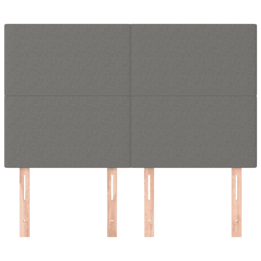 vidaXL Cabeceira Cinza Escuro 144x5x118128 cm Tecido vidaXL Cabeceira Cinza Escuro 144x5x118128 cm Tecido