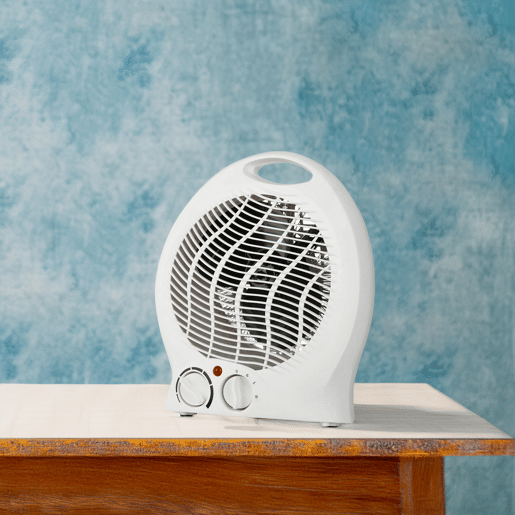 Ventilador aquecedor doméstico Well com controle de temperatura