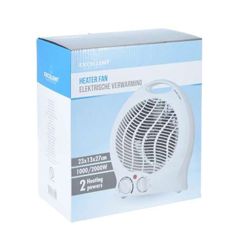 Ventilador aquecedor doméstico Well com controle de temperatura