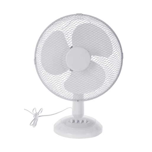 Ventilador de mesa Well Home, cabeça ajustável e oscilante