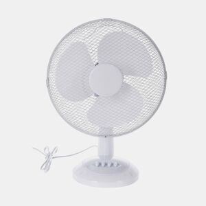 Ventilador de mesa Well Home, cabeça ajustável e oscilante
