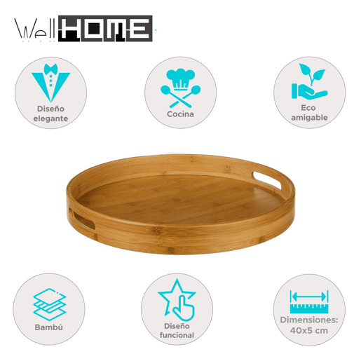 WELL HOME - Bandeja redonda WELL HOME - Bandeja redonda