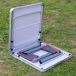 Aktive Mesa plegable regulable aluminio con 4 taburetes Aktive Mesa plegable regulable aluminio con 4 taburetes Gris