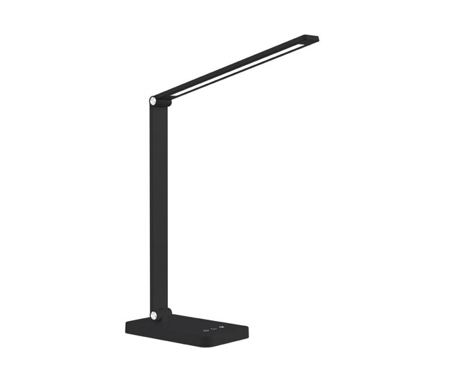 Flexo led 5w con batería recargable norima negro cct dim