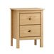 Conjunto Cabecero y Mesitas de 2 cajones de Madera Maciza Conjunto Cabecero y Mesitas de 2 cajones de Madera Maciza Marrón