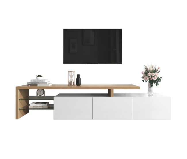 Mueble TV de mdf con 3 puertas 197