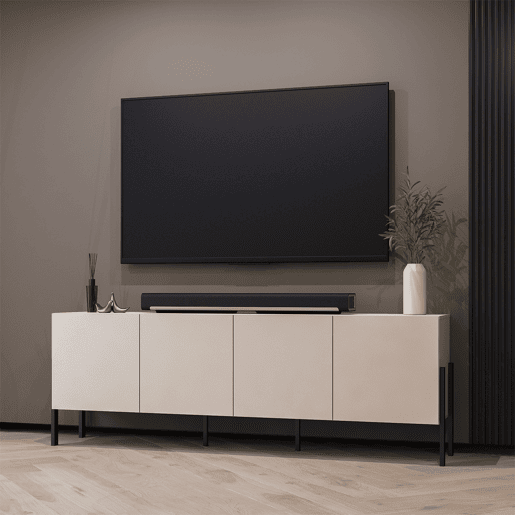 Suporte para TV 4 portas 200 cm Bérénice Cachemira