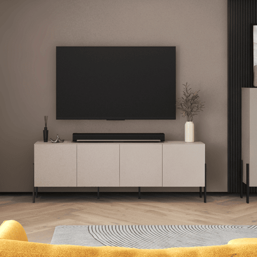 Suporte para TV 4 portas 200 cm Bérénice Cachemira