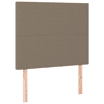 vidaXL Cabeceira Taupe 90x5x118128 cm Tecido