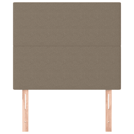 vidaXL Cabeceira Taupe 90x5x118128 cm Tecido vidaXL Cabeceira Taupe 90x5x118128 cm Tecido